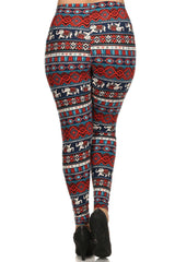 Niobe Clothing Bohemian Rhapsody Design Plus Size Leggings - leggings