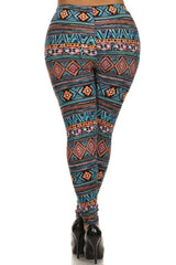 Niobe Clothing Jumanji Design Plus Size Leggings - leggings