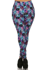 Niobe Clothing Starry Night Design Plus Size Leggings - leggings