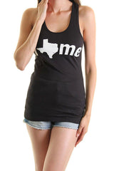 Niobe Clothing Texas is Home Tank (Black) - Tops