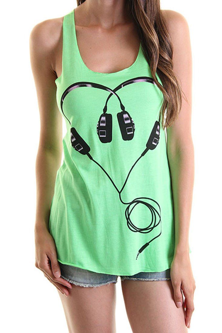 Niobe Clothing For the Love of Music Tank (Multiple Colors Available) - g_tanktops