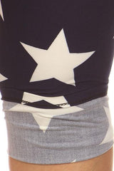 Niobe Clothing Patriotic Design Plus Size Capri Leggings - leggings
