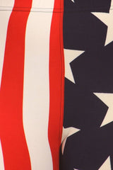 Niobe Clothing Patriotic Design Plus Size Leggings - leggings