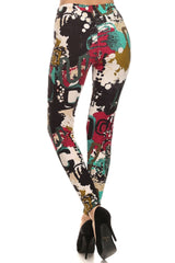 Niobe Clothing Picasso Design Leggings - leggings
