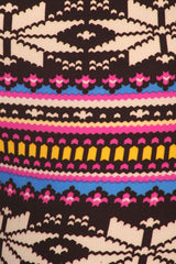 Niobe Clothing Multicolor Snowflakes Design Plus Size Leggings - leggings