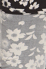 Niobe Clothing Black White Flowers Design Plus Size Leggings - leggings