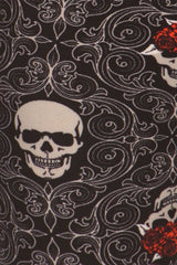 Niobe Clothing Pirate Skull Print Lined Leggings - leggings