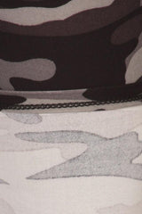 Niobe Clothing Camo Design Plus Size Capri Leggings - leggings