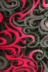 Niobe Clothing Rose Swirls Design Plus Size Leggings - leggings