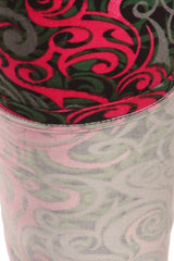 Niobe Clothing Rose Swirls Design Plus Size Leggings - leggings