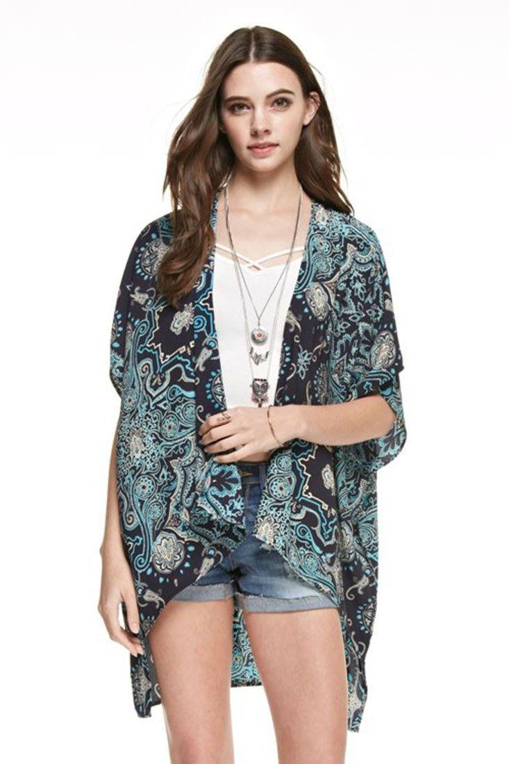 Niobe Clothing Bohemian Kimono Cardigan Cover Up - f_outerwear
