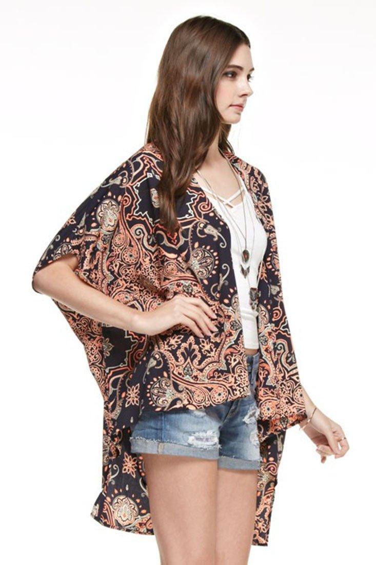 Niobe Clothing Bohemian Kimono Cardigan Cover Up - f_outerwear