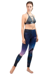 Niobe Clothing Starry Mountain Desert Digital Print Leggings - leggings