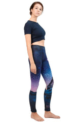 Niobe Clothing Starry Mountain Desert Digital Print Leggings - leggings