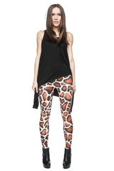 Niobe Clothing Giraffe Digital Print Leggings - leggings