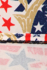 Niobe Clothing Red, White & Blue Graphic Print Lined Leggings - leggings