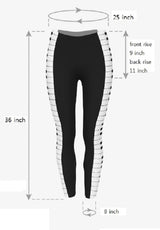 Niobe Clothing Black Ombre Trees Digital Print Leggings - leggings