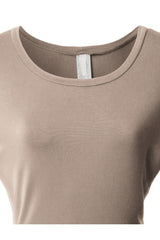Niobe Clothing 3/4 Sleeve Dolman Top with Side Shirring - Tunics