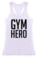Gym Hero Racerback Tank Top Tops- Niobe Clothing
