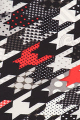 Niobe Clothing Multi Houndstooth Design Leggings - leggings