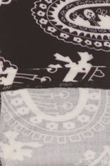Niobe Clothing Damask Design Plus Size Leggings - leggings