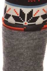 Niobe Clothing Red Reindeer Multicolor Graphic Print Lined Leggings - leggings