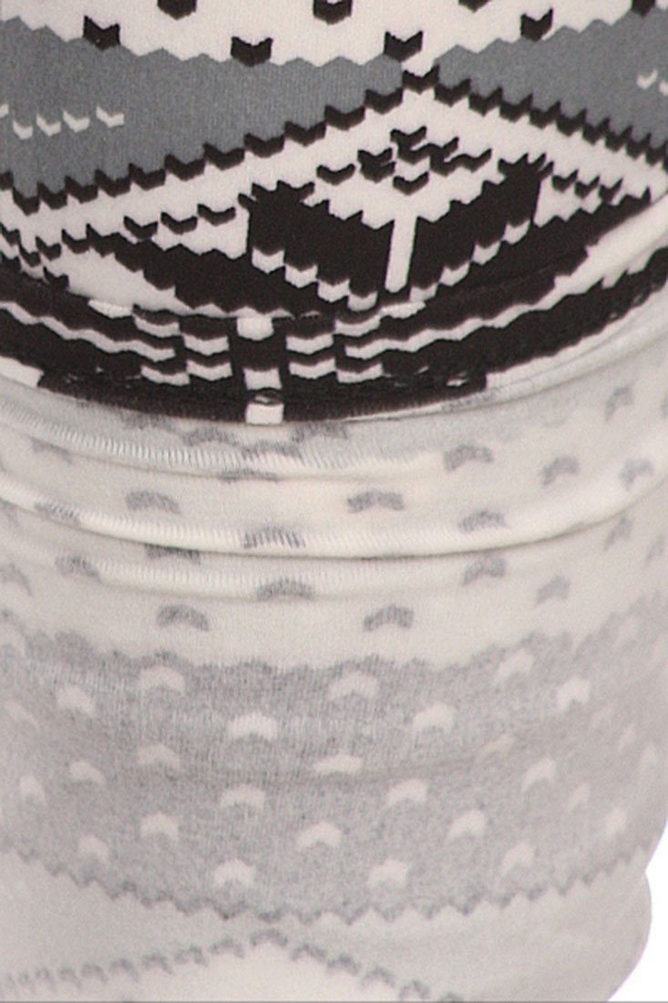 Niobe Clothing Snow Snowflake Design Plus Size Leggings - ps_printleggings