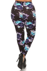 Niobe Clothing Night Howler Design Plus Size Leggings - leggings