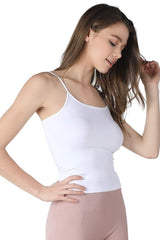 Nikibiki Nylon Short Spaghetti Strap Tank Top Camisole - Tops