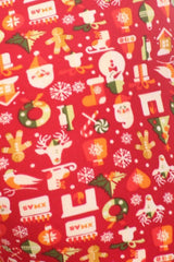 Niobe Clothing Christmas Cheer Graphic Print Lined Leggings - leggings