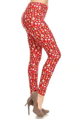 Niobe Clothing Christmas Cheer Graphic Print Lined Leggings - leggings