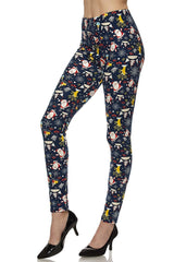 Niobe Clothing Christmas Night Design Leggings - leggings