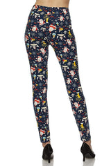 Niobe Clothing Christmas Night Design Leggings - leggings