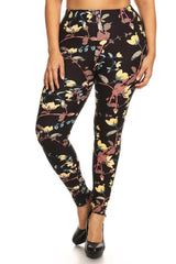 Niobe Clothing Light Luminescence Design Plus Size Leggings - leggings