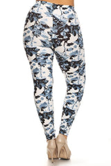 Niobe Clothing Fallen Shadow Design Plus Size Leggings - leggings