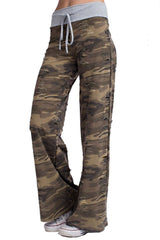 12Pm Mon Ami Distressed Army Casual Lounge Pants - pants