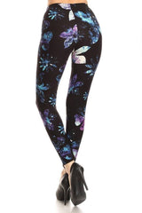 Niobe Clothing Galactic Clover Design Plus Size Leggings - leggings