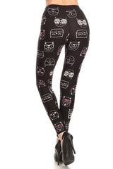 Niobe Clothing Cats! Design Plus Size Leggings - leggings