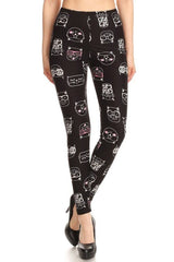 Niobe Clothing Cats! Design Plus Size Leggings - leggings