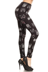 Niobe Clothing Cats! Design Plus Size Leggings - leggings