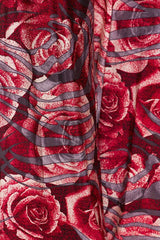 Niobe Clothing High Waist Fold Over Wide Leg Gaucho Palazzo Pants (Crimson Rose) - pants