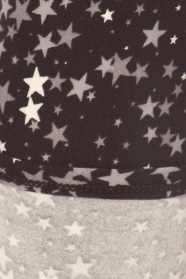 Niobe Clothing Black Stars Design Leggings - Leggings p_leggings