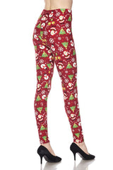 Niobe Clothing Santa's Here Design Leggings - leggings
