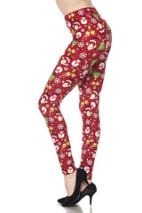 Niobe Clothing Santa's Here Design Leggings - leggings