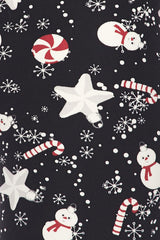 Niobe Clothing Snowman and Candy Canes Design Leggings - leggings