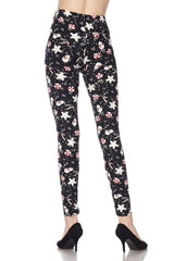 Niobe Clothing Snowman and Candy Canes Design Leggings - leggings