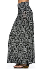 Niobe Clothing Baroque Printed Maxi Skirt - Skirts