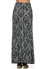 Niobe Clothing Baroque Printed Maxi Skirt - Skirts