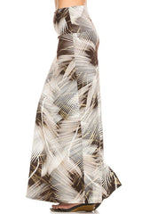 Niobe Clothing Palm Paradise Printed Maxi Skirt - Skirts