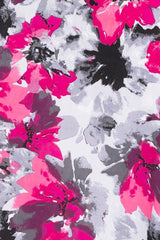 Niobe Clothing Pink Accent Floral Printed Maxi Skirt - Skirts